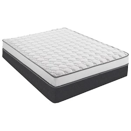 Queen 7" Weekender Innerpring Mattress and 4" Superb Low Profile Foundation